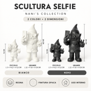 Blogo Design | Scultura Selfie NANI'S Collection in Resina – 2 Dimensioni e 2 Colori