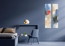 Quadro Rouge 30x120 cm. Fatto a Mano AGAVE