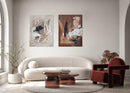 Quadro Dipinto a Mano Rust 90x120 cm. Agave