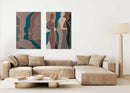 Quadro Dipinto a Mano Appearance 80x120 cm. Agave