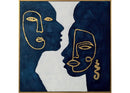 Quadro Dipinto a Mano Whisper 80x80 cm. Agave
