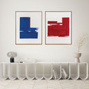 Agave | Quadro con cornice “Snorkel Blue” 80x100 cm