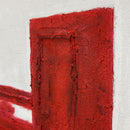 Agave | Quadro con cornice “Racing Red” 80x100 cm