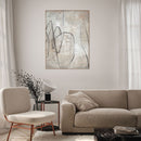 Agave Quadro Scribble 90x120 cm. Dipinto A mano