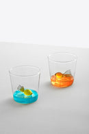 Ichendorf Milano | Bicchiere con Pesce in vetro Borosilicato Marine Garden