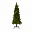 Kit Protezione Natale | Albero Slim H 210 cm con 480 LED, Base Tronco e Borsone