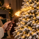 Fiori di Lena | Albero di Natale Innevato Mont Blanc con LED – 4 Altezze