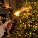 Fiori di Lena | Albero di Natale Courmayeur Slim con LED – 3 Altezze
