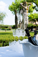 Baci Milano | Set 4 Flute + Secchiello Champagne Baroque & Rock Trasparente