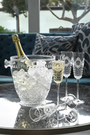 Baci Milano | Set 4 Flute + Secchiello Champagne Baroque & Rock Trasparente