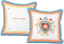 Cuscino con ricamo Double Face Mamma Mia Baci Milano