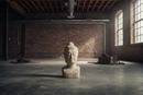 Scultura Testa di Donna Dialma Brown