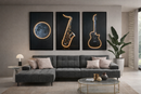 L'Oca Nera | Quadro con cornice e Led 80x120 cm.