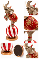 Lamart - Palais Royal | Decorazione Elefante Natale – H 49,5 cm