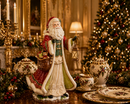 Fitz And Floyd Lamart | Babbo Natale Decorativo – H 35 cm