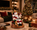 Lamart - Palais Royal | Carillon Babbo Natale con Musica e Luci – H 28 cm