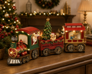 EDG Enzo De Gasperi | Treno con Babbo Natale in Poliresina Con Musica e LED
