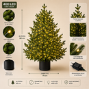 EDG Enzo De Gasperi | Albero di Natale H 90 cm. Pino Lucciole 400 Led