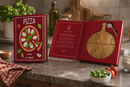 Easy Life | Set 2 pezzi - Tagliere Pizza in Acacia e Tagliapizza in box regalo Gift Novels