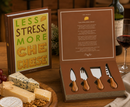 Easy Life | Set 4 pezzi  - Coltelli Formaggio in box regalo Gift Novels