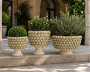 EDG Enzo De Gasperi | Vaso Fenice Pigna con Piede in Ceramica Waterproof