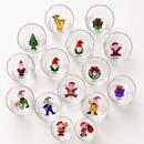 Ichendorf Milano | Bicchiere Natalizio Christmas Tales in Vetro Borosilicato – 14 Decori
