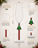Ichendorf Milano | Bicchiere Flute in Vetro Albero di Natale🎄Woodland Tales