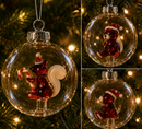 Ichendorf Milano | Palla di Natale con Decoro in Vetro Borosilicato 🎄 Christmas Tales & Woodland Tales