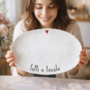 Simple Day | Piatto Ovale “Tutti a tavola”