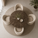 EDG Enzo De Gasperi | Poltrona girevole Rest  H 78,4 cm.