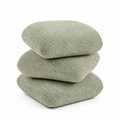 EDG Enzo De Gasperi | Pouf Girevole in Bouclé H 44,5 cm.