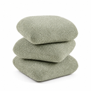 EDG Enzo De Gasperi | Pouf Girevole in Bouclé H 44,5 cm.