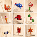 Ichendorf Milano | Bicchiere Natalizio Sweet & Candy in Vetro Borosilicato – Decori Assortiti