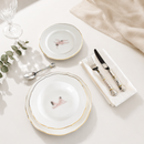 Seletti | Set 3 Piatti Inclined + 1 Tovagliolo Seikantai 5271