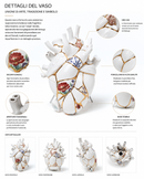 Seletti | Vaso in Porcellana Love in Bloom Kintsugy