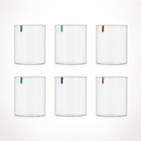 Ichendorf Milano | Set 6 Bicchieri Trace in Vetro Borosilicato