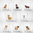 Ichendorf Milano | Bicchiere Dogs in Vetro Borosilicato