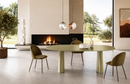 Ikone | Tavolo Axel piano vetro opaco Fisso 220 x 110 cm