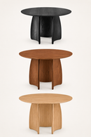 Ikone | Tavolo Moku in legno Ø 140 cm.