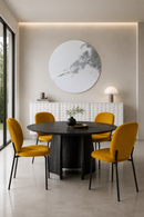 Ikone | Tavolo Moku in legno Ø 140 cm.