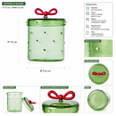 Ichendorf Milano | Scatola Natale Verde con Fiocco Rosso – Christmas Tales