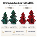 EDG Enzo De Gasperi | Candela Albero Forestale in Vetro – 2 Dimensioni e 2 Colori
