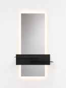 Ikone | Ingresso a Parete Volga – Numa Specchio LED + Mensola