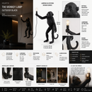 Seletti The Monkey Lamp - Outdoor Black - Lampada Da Esterno Design
