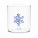 WD Lifestyle | Bicchiere in vetro borosilicato con decorazione interna Natale