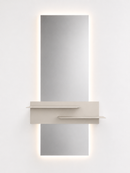 Ikone | Ingresso a Parete Volga – Numa Specchio LED + Mensola