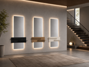 Ikone | Ingresso a Parete Volga – Numa Specchio LED + Mensola