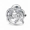 Onlylux | Scultura in vetro “Il Nodo dell’Amore” Ø 14 cm