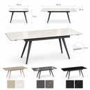 Ikone | Tavolo Oreste Allungabile 120×80 cm – Estensibile fino a 180×80 cm