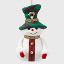 EDG Enzo De Gasperi | Pupazzo di Neve Decorativo Natalizio H 21 cm – 2 Colori